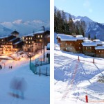 French alps ski resorts - paradiski